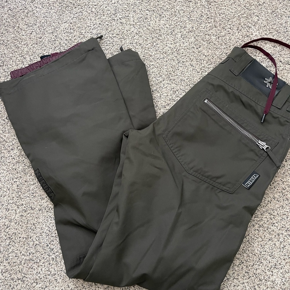 Women's Dark Olive Snowboarding Pants